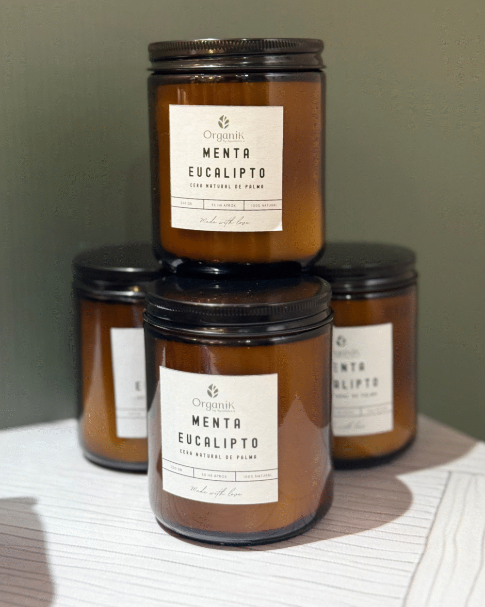 Vela Menta Eucalipto - Image 3