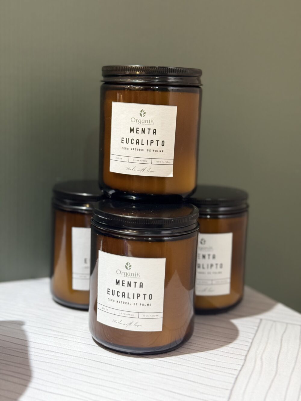 Vela Menta Eucalipto - Image 2