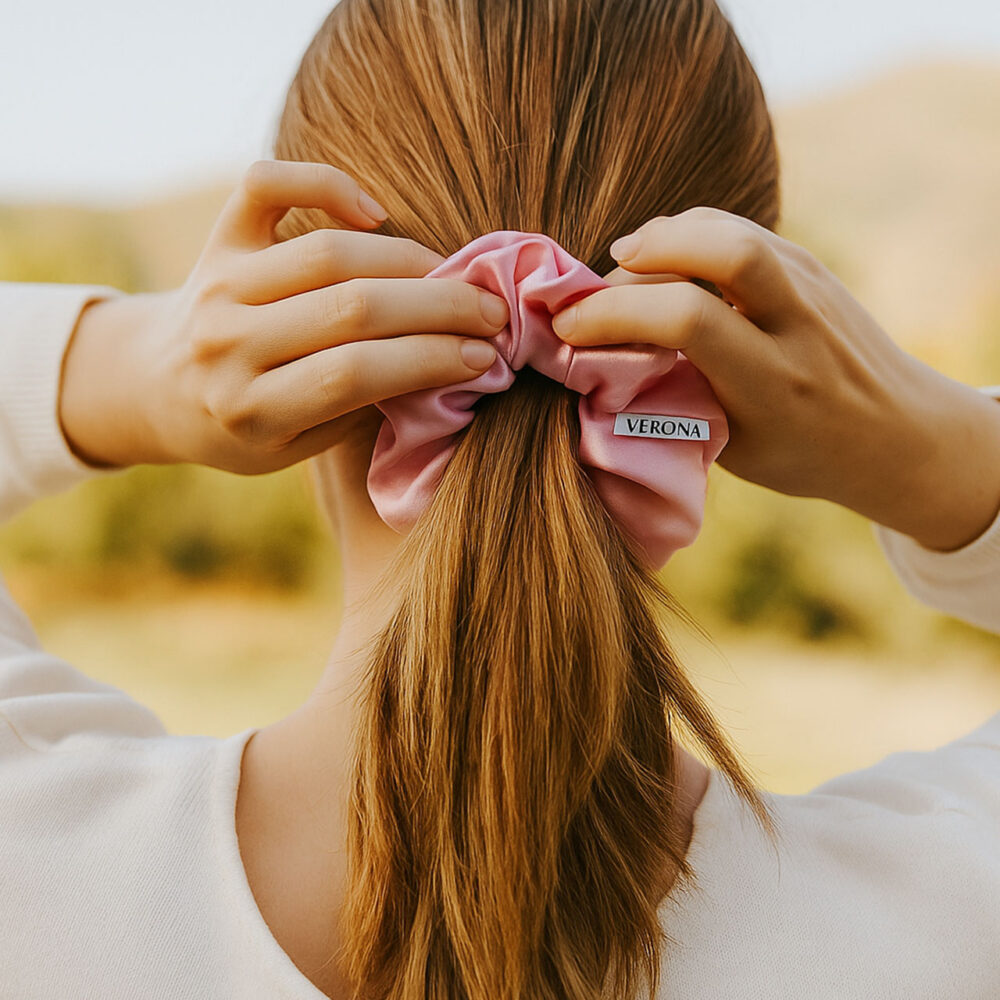 Scrunchie de satín - Image 4