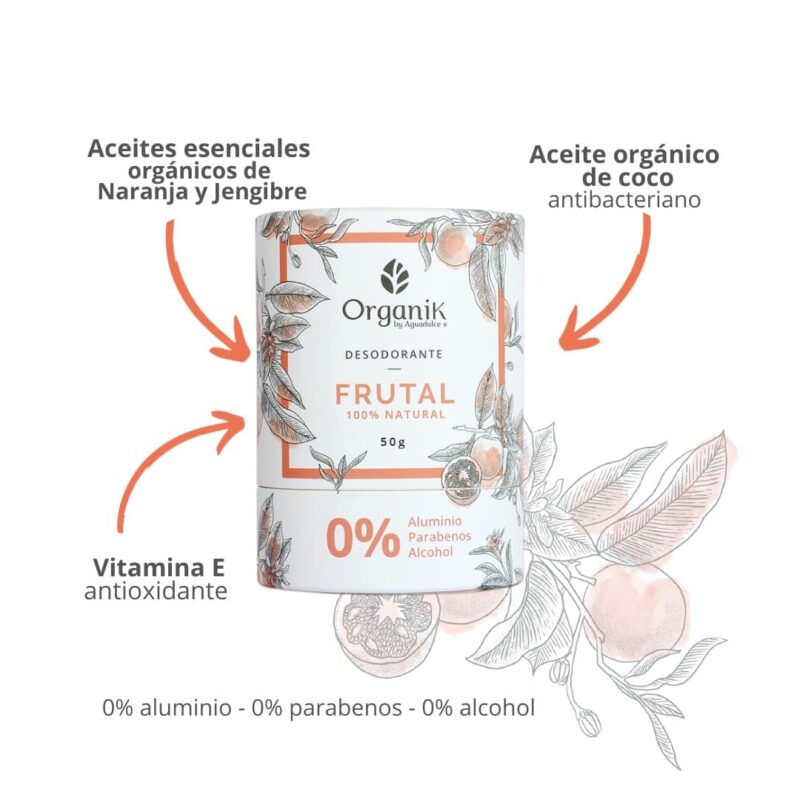 Organik by Aguadulce Desodorante Frutal